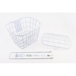 Кошик передній 28" з кришкою, білий YZ-061 Китай