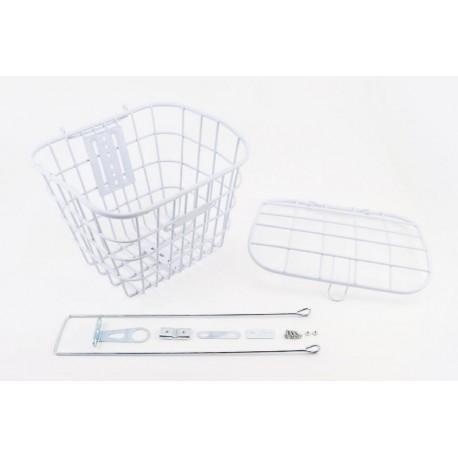 Кошик передній 28" з кришкою, білий YZ-061 Китай