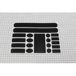 Захисна плівка на раму (0,15мм), карбон Китай