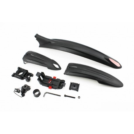 Крила пластмасові 24-26" MTB, чорні FL-630 Китай