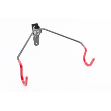 Кріплення велосипеда за раму до стіни складане, регульований кут нахилу велосипеда, чорно-червоне HS-025 (без дюбелів) Китай