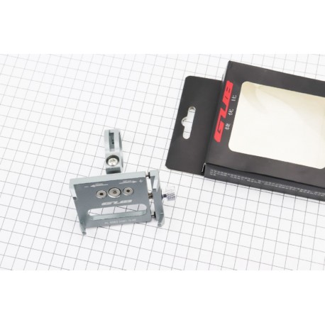 Тримач телефону на кермо алюмінієвий, ширина 50-100мм регульована, сірий G-85 GUB