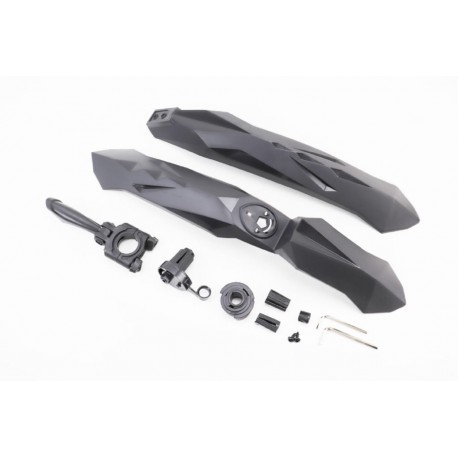 Крила пластмасові 24-26" MTB швидкознімні, чорні YS-600 CoolChange