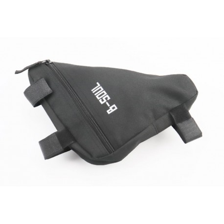 Сумка під раму трикутна 230х180х180мм, кріпл. на липучці, чорна B-SOUL