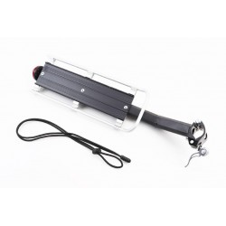 Багажник 26-29" алюмінієвий, консольний, кріпл. за трубу сидіння ексцентриком, чорно-сірий HS-027 Китай