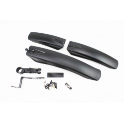 Крылья пластмассовые 24-26" MTB, чёрные LY-3302F/R FENDER