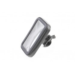 УЦІНКА Тримач-чохол телефону (L) 155х85х30мм на кермо, сенсорна плівка, вологозахисний, швидкознімний (слабке кріплення фіксації