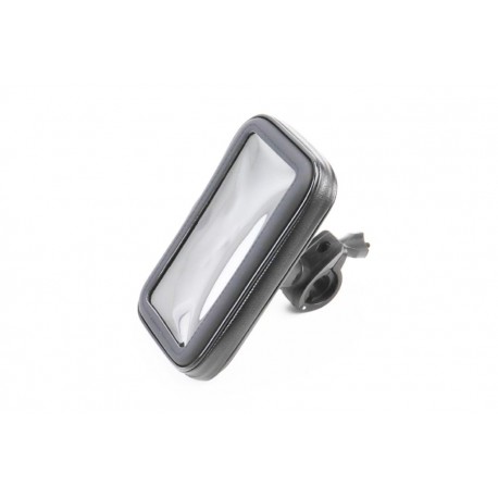 УЦІНКА Тримач-чохол телефону (L) 155х85х30мм на кермо, сенсорна плівка, вологозахисний, швидкознімний (слабке кріплення фіксації