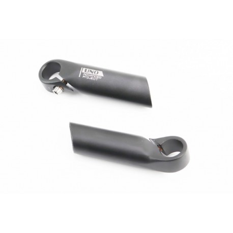 Ріжки керма 22,2x110мм алюмінієві, чорні BE-301 UNO