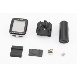 Велокомп'ютер 11-функцій, бездротовий, біло-чорний AS-6000 (без батарейок) ASSIZE