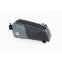 Сумка на раму 250х110х60мм, кріпл. на липучці, сіро-чорна K