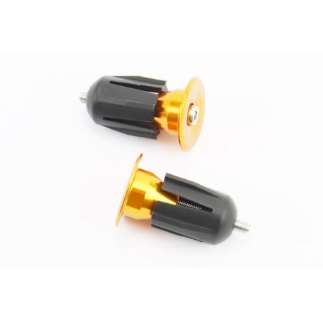 Заглушки руля, алюминиевые, золотистые к-кт Китай