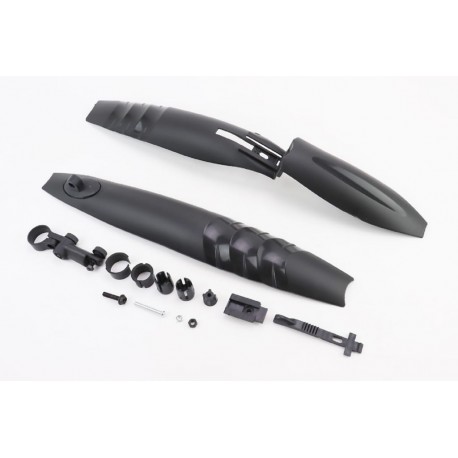 Крила пластмасові 24 - 26" MTB швидкознімні, чорні HC-373