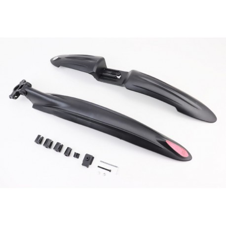 Крила пластмасові 24-26" MTB, чорні YJ-0292 Китай