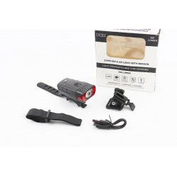 Ліхтар передній 1 діод 200 lumen, Li-ion 3.7V 800mAh зарядка від USB PNK Китай