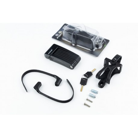 Замок противоугонный секционно-пластиновый 700х28х6мм под ключ, крепл. на раму, T602 JINJIAN