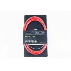 Трос заднего тормоза (трос 200см/ кожух 182см), красный CON-TEC