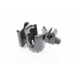 Тримач телефону та фляги на кермо, регульований кут налаштування, пластиковий, чорний Китай (410083)