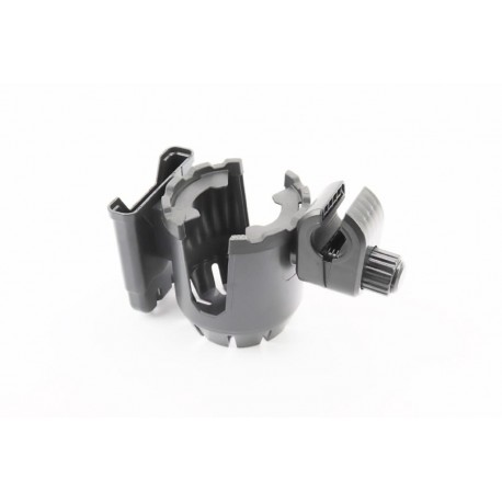 Держатель телефона и фляги на руль, регулируемый угол настройки, пластиковый, чёрный (электросамокат, детская коляска) Китай