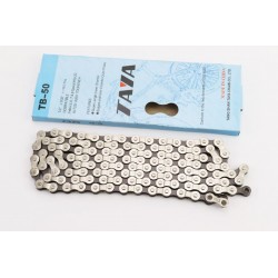 Ланцюг приводний 1/2х3/32"х116L 6/7 швидкостей, сріблясто-чорний TB-50 TAYA