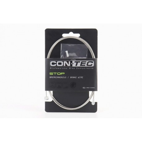 Трос гальмівний 1350мм універсальний MTB/ROAD з кінцевиком, нержавіюча сталь, шліфований Slick Stainless CP-B3/B4 CON-TEC