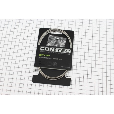 Трос гальмівний 2100мм універсальний MTB/ROAD з кінцевиком, нержавіюча сталь, шліфований Slick Stainless CP-B3/B4 CON-TEC