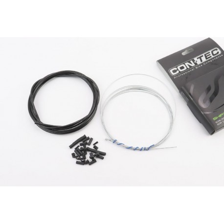 Переключения комплект универсальный "ПОЛНЫЙ" (рубашка 4мм х 2,7м, троса Galvanize 2000/2300мм, колпачки, концевики, фиксаторы, з