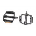 Педалі MTB широкі 9/16" (113x100x21.5мм) алюмінієві, чорні NWL-122L FPD