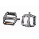 Педали MTB широкие 9/16" (108x100x24mm) алюминиевые, чёрные NWL-219 FPD