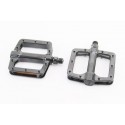 Педали MTB широкие 9/16" (110x102x22mm) алюминиевые, чёрные NWL-303 FPD