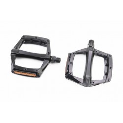 Педалі MTB широкі 9/16" (112x109x24мм) алюмінієві, чорні NWL-221 FPD