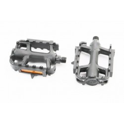 Педали MTB 9/16" (107x80x27mm) пластиковые, чёрные NW-311 FPD