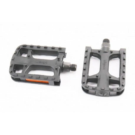 Педали MTB 9/16" (113x78.5x23mm) пластиковые, чёрные LU-883DU Wellgo
