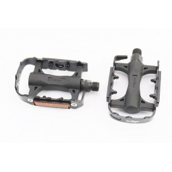 Педали MTB 9/16" (106x64.5x28.5mm) пластико-алюминиевые, чёрные LU-C25 Wellgo