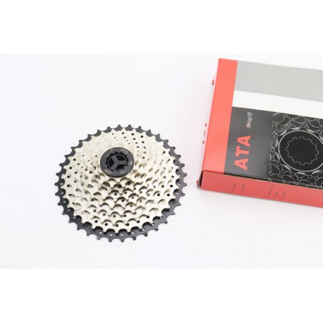 Касета 9зв. 11.13.15.18.21.24.28.32.36Т, сріблясто-чорна KDF-CS936 ATA