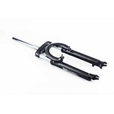 Вилка 24" амортизаційна, без різьби 1-1/8" (28,6мм), шток 240мм, з ходом 50мм, V/Disk-brake, чорна ES-226 AVANTI