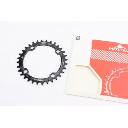 Зірка передня MTB Narrow Wide 32Т (BCD:104мм), алюмінієва, чорна Motsuv