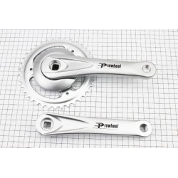 Шатуни "квадрат" 170мм, 38T (1/8") CITY, алюмінієві, сірі NEXUS PRO-A38 PROWHEEL