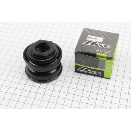 Крепление каретки BMX с чашками Ø51,5мм, чёрное B889 Neco