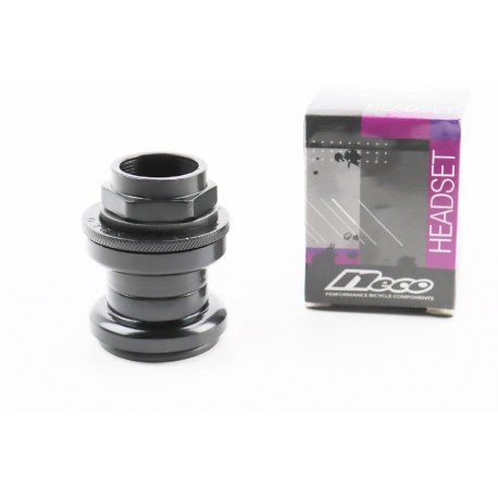 Кермова колонка 1" (30/25,4x30/27мм) різьбової вилки, чорна H800K Neco