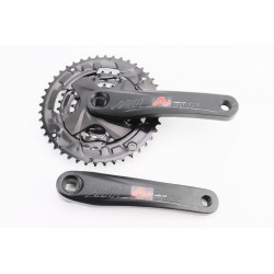 Шатуни "квадрат" 170мм, 44.32.22T MTB, алюмінієві, чорні NSA-3007 Neco