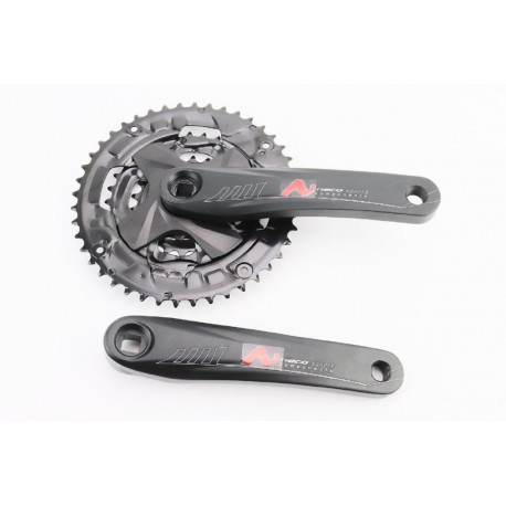 Шатуны "квадрат" 170мм, 44.32.22T MTB, алюминиевые, чёрные NSA-3007 Neco