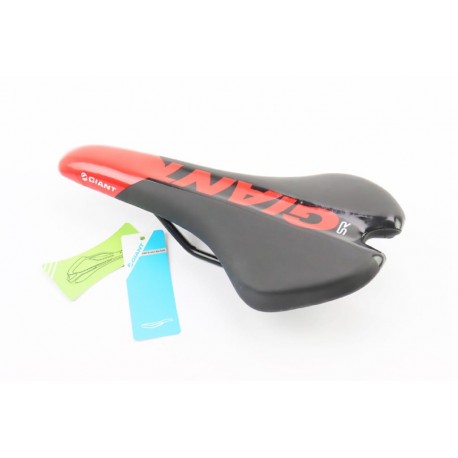 Сидіння MTB 280x140мм, чорно-червоне, НЕ оригінал GIANT