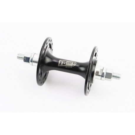 Втулка передняя FIX алюминиевая 14Gx32H, 2 пром-подшипники 6000 2RS, крепл. гайка, чёрная FB-A266FВ FB ONE