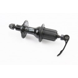 Втулка задня ROAD алюмінієва 14Gx32H під касету 8-11зв, V-brake, 2 пром-підшипники 6200 2RS, кріпл. ексцентрик, чорна FB-A285В F