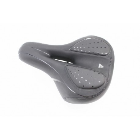 Сиденье ХВЗ 270x185мм с гелевыми вставками, чёрное LIETU