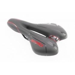 Сидіння MTB 270x160мм, чорно-червоне MYSPACE Китай