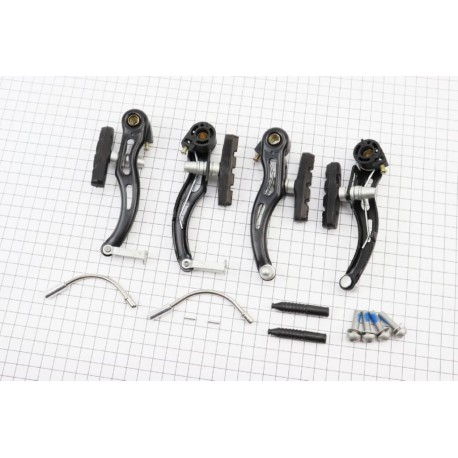 Тормоз V-brake 110мм (2 колеса), чёрный СВ-117 SUNRUN