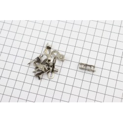 Замок ланцюга MTB 9зв. на блістері (6шт к-кт), сріблястий Китай