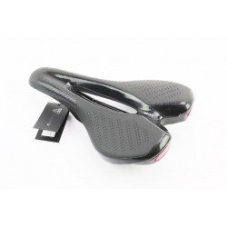 Сиденье MTB 255x155мм с фонарем, зарядка от USB, чёрное LT-911 LIETU